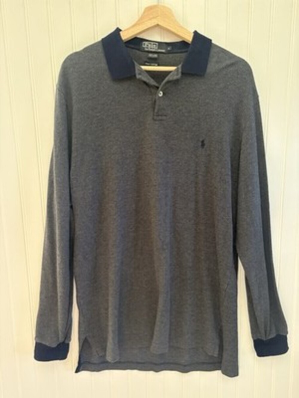 Vintage Polo Ralph Lauren Herringbone Pima Cotton  90s Old Money -Size Large